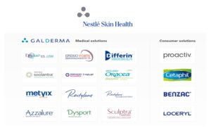 nestle skin health sold